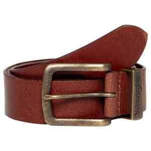 Wrangler Herren Leder Gürtel - Metal Loop - Cognac